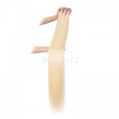 Virgin Natural Straight Hair Bundles 613# | Human Hair Wig | Lace Front